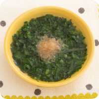 ほうれん草のおかか添え