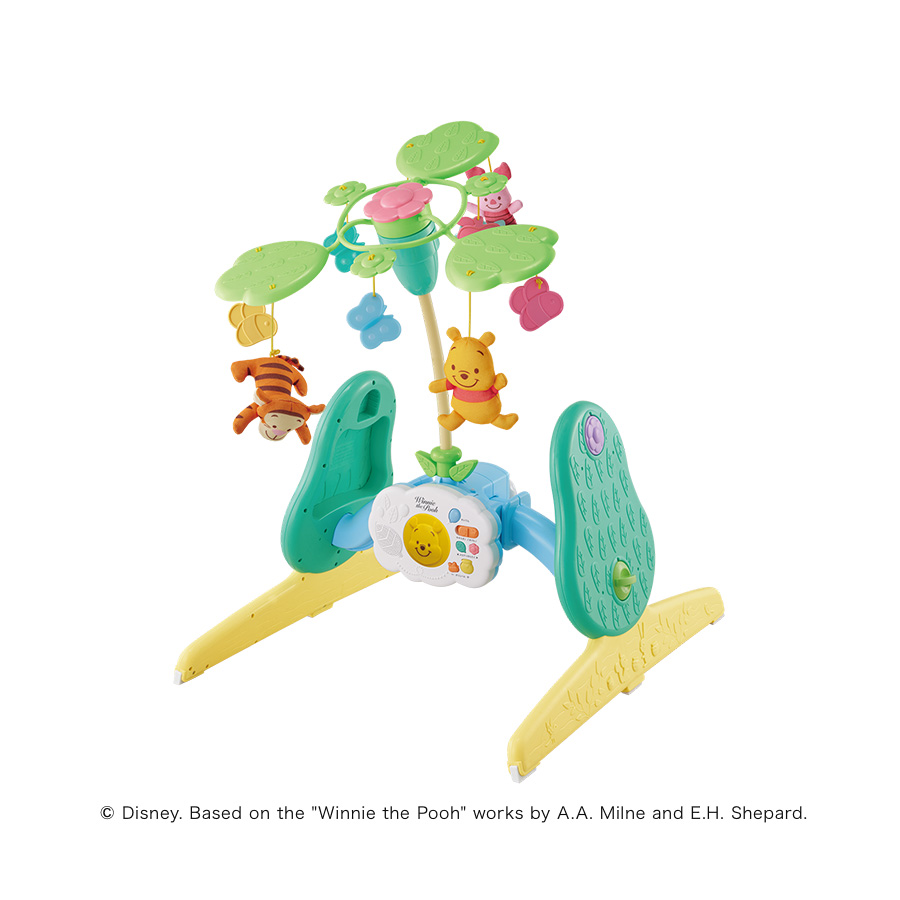 えらべる回転　６ＷＡＹジムにへんしんメリー プラス　くまのプーさん