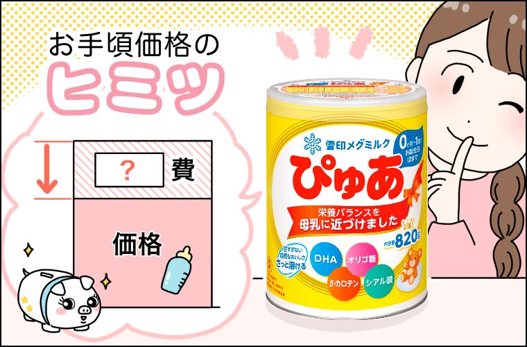 ぴゅあミルク8缶820g