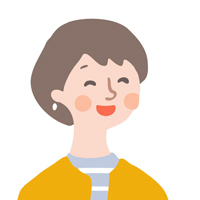 吹き出しの人物イメージ