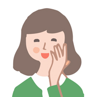 吹き出しの人物イメージ