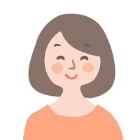 吹き出しの人物イメージ