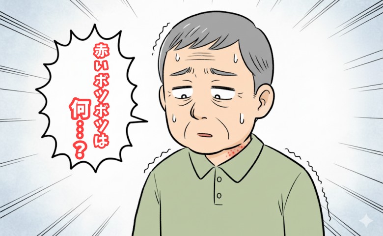 「赤いボツボツは何…？」右側だけに集中した発疹！受診で告げられた衝撃の診断とは【体験談】