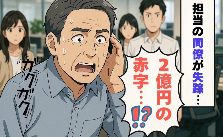 「2億円の赤字！？」同僚失踪で判明した絶望的な数字。借金のような恐怖に挑んだ結果【体験談】