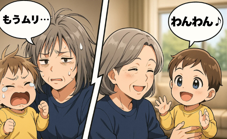 「帰ってうれしい…」1歳の孫を預かり味わった試練。笑顔で引き受けて後悔した長い夜の結末【体験談】