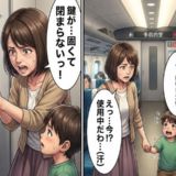 「閉まらない…」5歳の孫と入った個室で大ピンチ！孫との新幹線旅で起きたトラブルの結末【体験談】