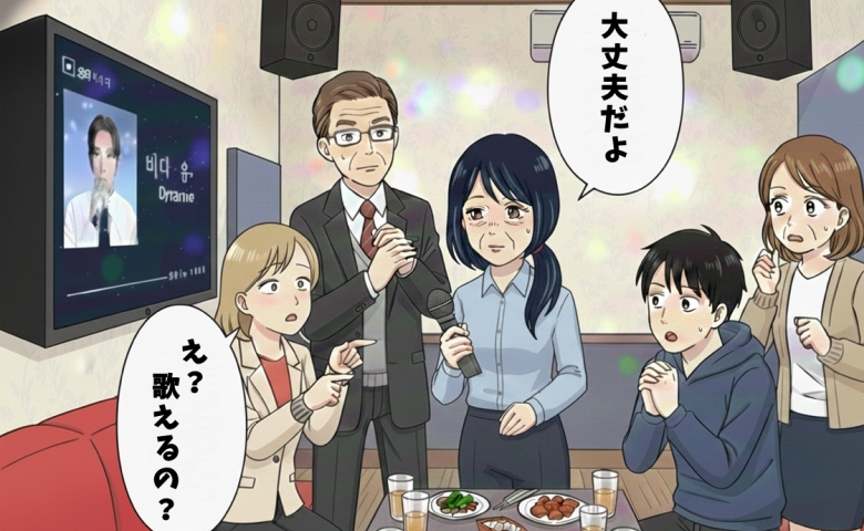「歌えるの？」おばさん扱いの私がK-POPを熱唱！心配する若手の前で高音を響かせた結果【体験談】