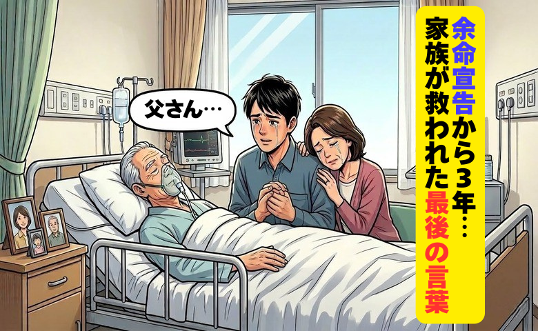 余命宣告から3年。父の壮絶な闘病生活の末に家族が救われた最後のひと言【体験談】