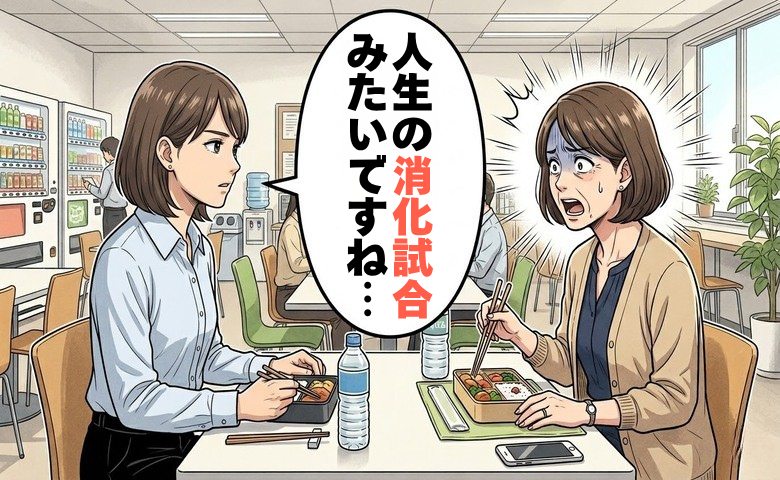 「人生の消化試合ですね」淡々と過ぎる毎日に刺さる言葉。現状維持の毎日から脱却できたワケ【体験談】