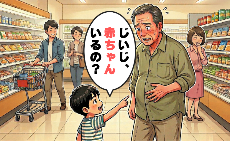 「じいじ、赤ちゃんいるの？」スーパーで孫が放った純粋な疑問に赤面したワケ【体験談】
