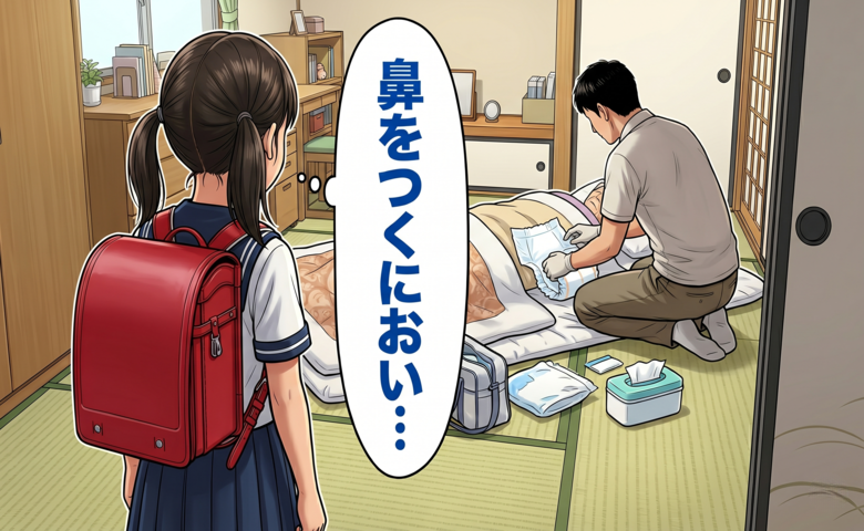 「鼻をつくにおい…」祖母のおむつ交換に挑むも、小学生の私が直面した介護の過酷な現実【体験談】