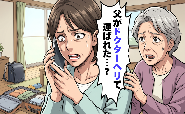 「父がドクターヘリで!?」過酷な介護生活を支え合い、やさしく立派に育った子どもたちの今【体験談】