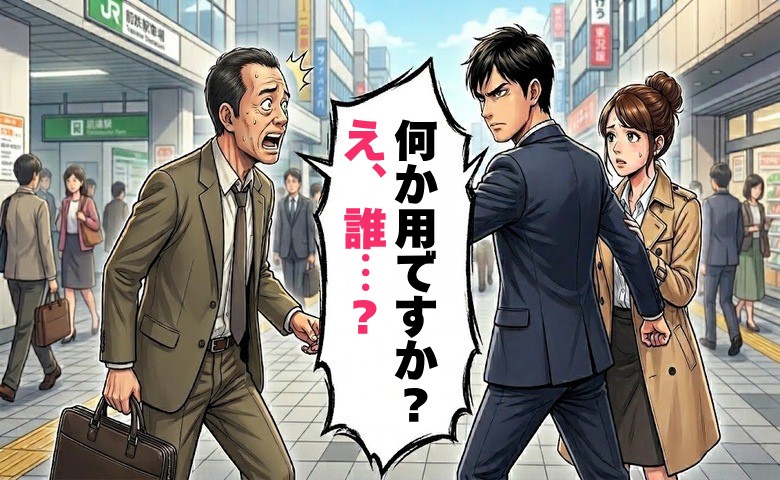 「何か用ですか？」毎朝見かける女性…背後の男性を警戒した私が、思い切って声をかけた結果【体験談】