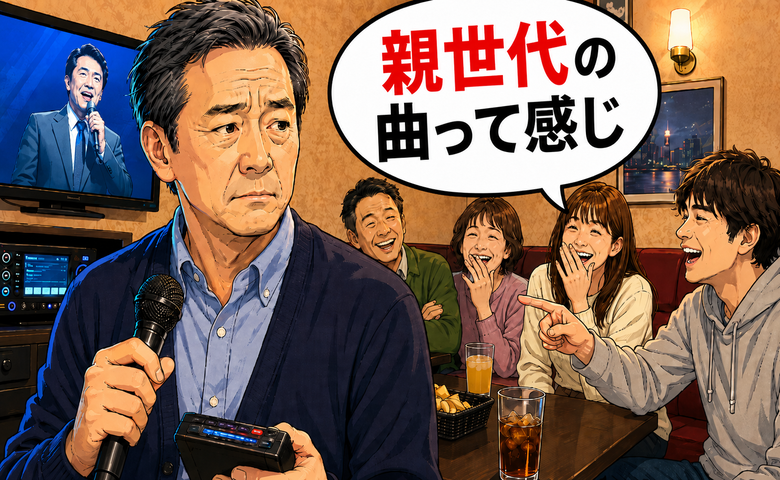「親世代の曲…」カラオケで若者に笑われた懐メロ。思い出の曲を丁寧に歌った結末とは【体験談】