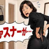 余裕で入るはずの13号の喪服が…ファスナーに阻まれる！？ゆったり服で油断した代償の重さ【体験談】