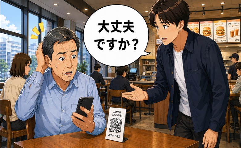 「大丈夫ですか？」飲食店で困る私に寄り添う青年の声…世代の壁を越え感謝した日【体験談】