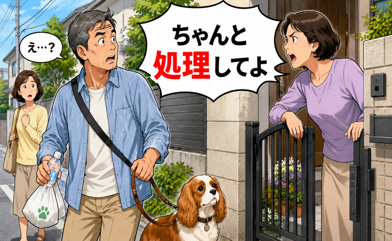 「ちゃんと処理してよ！」愛犬の散歩中に突然の決めつけ…飼い主が思わず反論した理由【体験談】