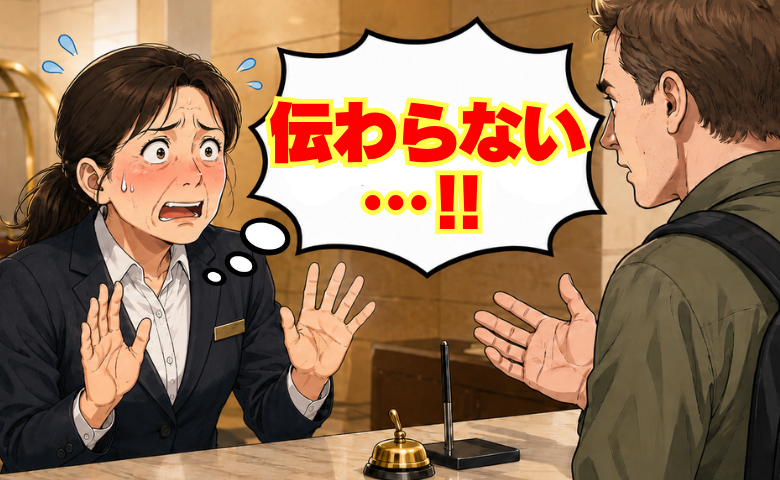 「伝わらない…」外国人ばかりのホテルで働く私が、必死の独学でも超えられなかった壁【体験談】