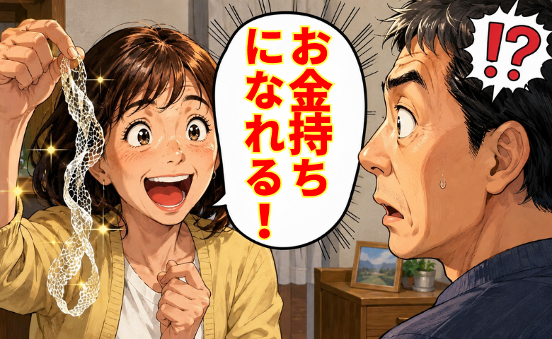 「お金持ちになれる！」大切に持ち帰った縁起物を見た夫が放った忘れられないひと言【体験談】