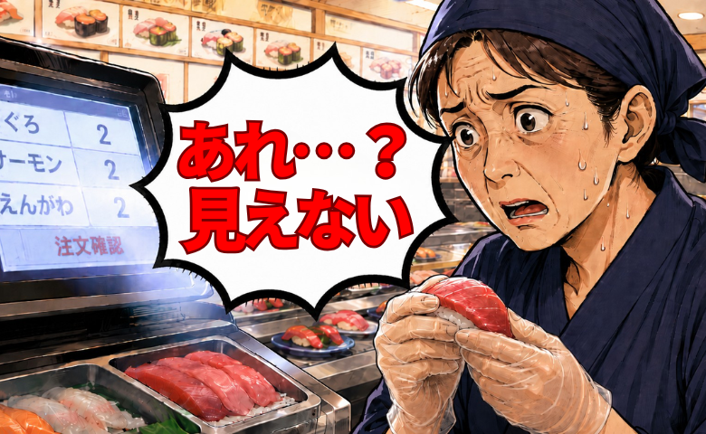 「昔はできたのに…」寿司店のベテランを襲う目の衰え。年齢を受け入れ見つけた働き方【体験談】