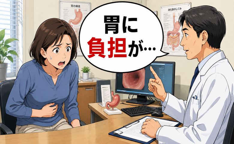 「良かれと思って…」胃の不調をきっかけに見直した長年の習慣。病院で医師に相談してわかったこと【体験談】