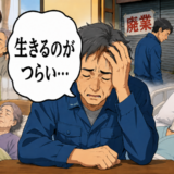 「生きていくのがつらい」家族の介護と廃業で心身が限界に。再就職後も苦境が続いたワケ【体験談】
