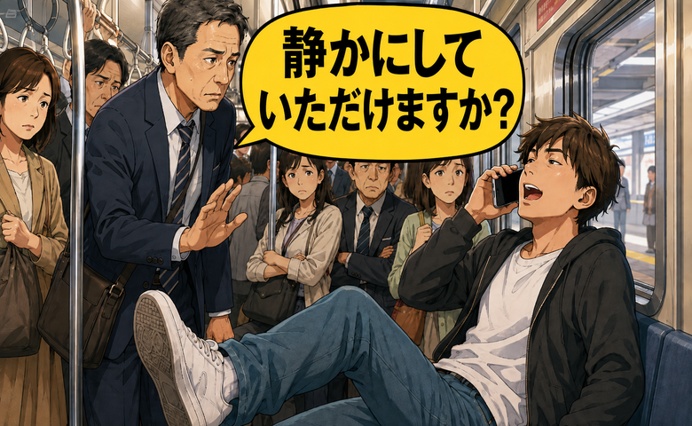 「静かにしていただけますか？」通勤電車で迷惑な態度を取る乗客…意を決して注意した結果【体験談】