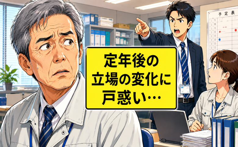 定年退職後も同じ仕事なのに給与は減少…元後輩が上司になった職場で抱いた複雑な思い【体験談】