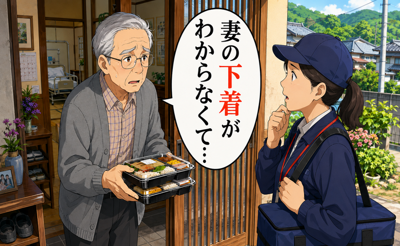 「妻の下着がわからなくて…」寝たきりの妻を介護する高齢夫。配達員が感じた老老介護の重みとは【体験談】