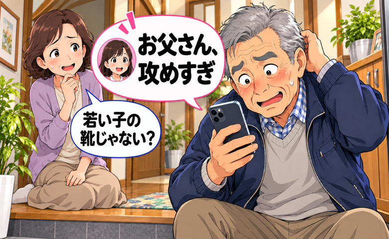 「お父さん、攻めすぎ」若者のスニーカーに魅了された60代。家族の意見を押し切り外出した結果【体験談】