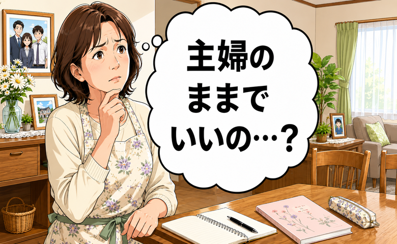 「主婦のままでいいの…?」子どもの巣立ちを機に主婦歴30年の私が踏み出した一歩とは【体験談】