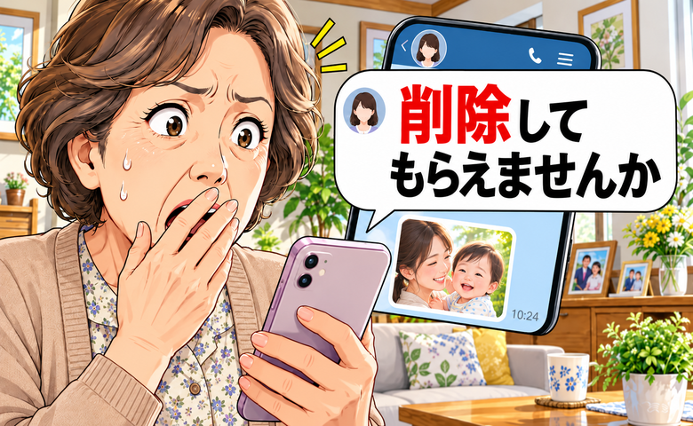 「削除してもらえませんか」初孫の写真を親戚に送った私。嫁から告げられたひと言に戸惑ったワケ【体験談】