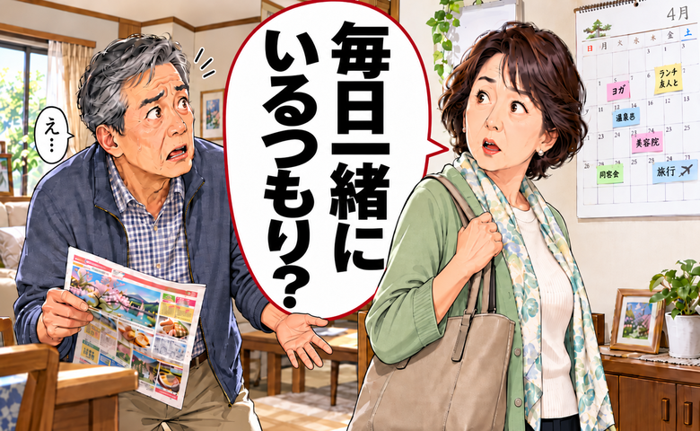 「毎日一緒にいるつもり？」定年後に妻を誘うも断られ続けた私。告げられた本音とは【体験談】
