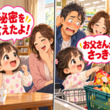 「秘密を言えたよ！」帰宅後に誇らしげな子ども。レジで家族皆が大笑いした理由とは【体験談】