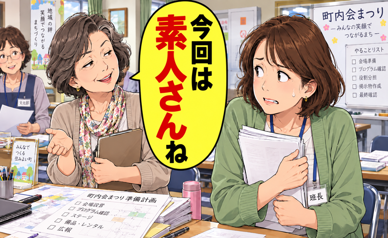 「今回は素人さんね」町内会のベテラン女性に笑われた私。班長としてイベントを仕切った結果【体験談】