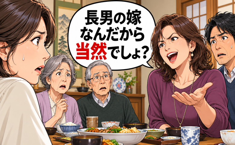 「長男の嫁だから当然でしょ」義実家の集まりで飛び出したひと言。場の空気が一変した理由【体験談】