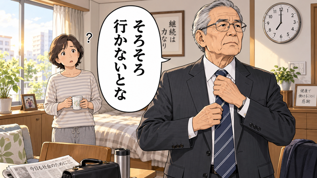 「遅刻する！」退職後も仕事へ行こうとする認知症の義父…家族が意識したい声かけと対応【医師解説】