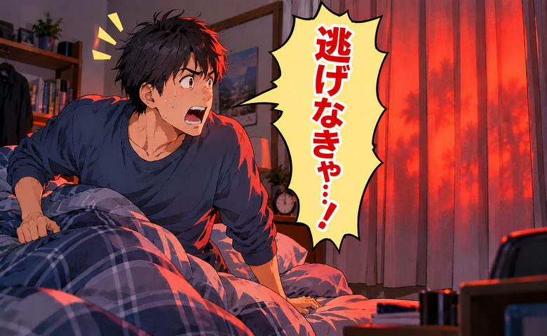 「逃げなきゃ…！」深夜3時、叫び声で目覚めた私。着の身着のまま外へ飛び出した理由とは【体験談】