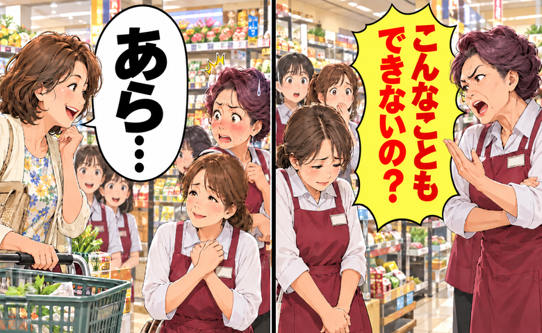 「こんなこともできないの？」皆の前で責める先輩。通りかかった客のひと言で空気が変わったワケ【体験談】