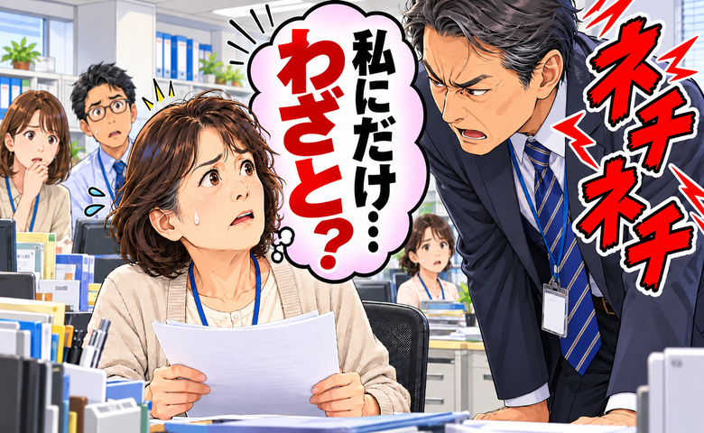 「私にだけ…わざと？」何をしてもケチをつける上司。責められ続けた私があえて変えた返し方とは【体験談】