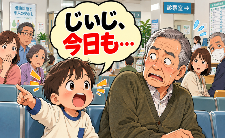 「じいじ、今日も…」静かな病院で5歳の孫が突然大声。周囲の視線が一斉に集まった理由【体験談】