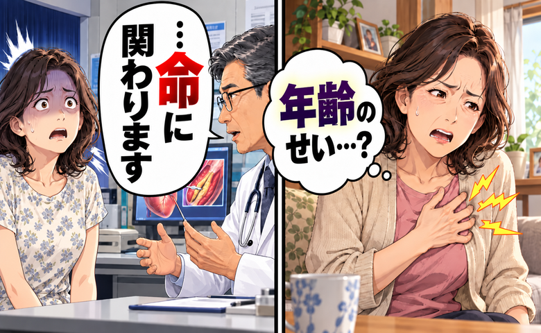「命に関わる」と告げられ頭が真っ白に。年のせいと思っていた50代、胸の痛みで受診した結果【体験談】