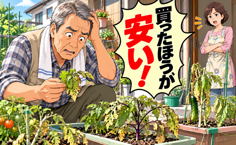 「買ったほうが安い」家族に言われた家庭菜園。定年後の暇つぶしで始めた私が続けられたワケ【体験談】