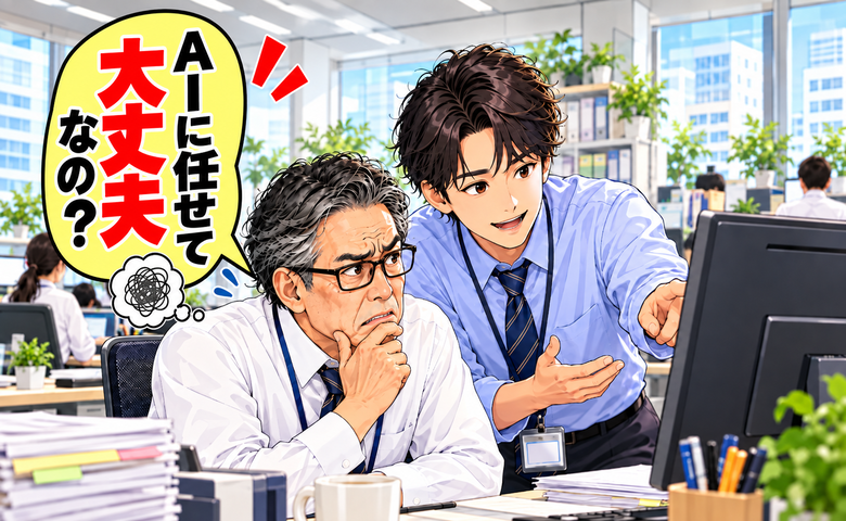 「AIに任せて大丈夫？」資料作りに悩む50代の私。若手社員の使い方を見て変わった考え【体験談】