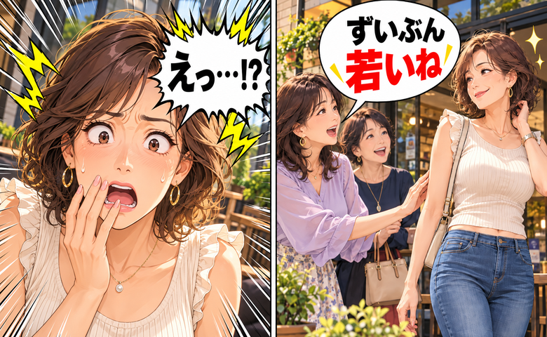 「ずいぶん若いね」友人との久々の再会で褒められた私。写真に写った姿に思わず絶句したワケ【体験談】