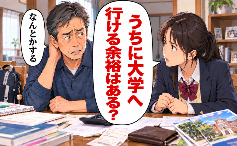 「うちに大学へ行ける余裕はある？」わが子に聞かれた私。返した言葉に妻が問いかけたワケ【体験談】