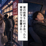 極寒の初売り行列で「車で寝るから並んでて」と私を放置した彼。寒さに耐えられず先に帰宅すると…！？