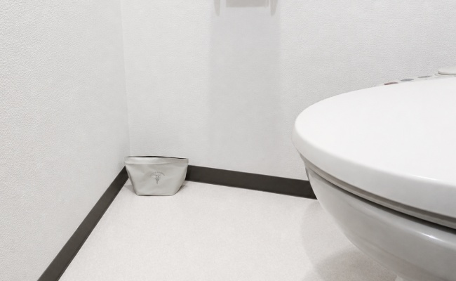 【ダイソー】サニタリーボックスを置かない派必見！自立する「サニタリーバッグ」が便利すぎた◎
