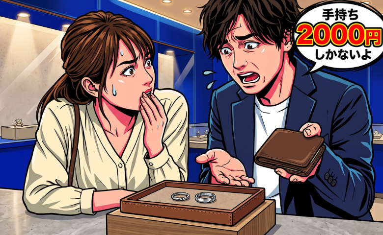 結婚指輪の会計直前。彼「お金ないよ？」⇒私が全額支払い…その後、まさかの展開に！？