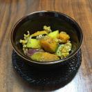 【離乳食後期】かぼちゃとさつまいものひき肉あんかけ